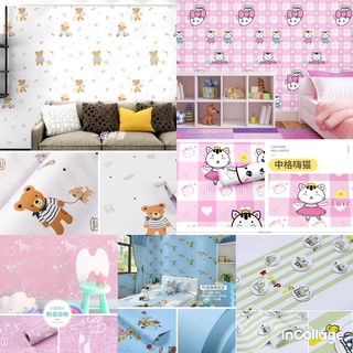 [Nhiều mẫu mới]Decal dán tường, giấy dán tường mẫu hoạt hình,thiếu nhi siêu đẹp khổ 45cm