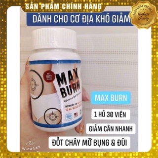 Giảm cân max burn chính hãng thái lan