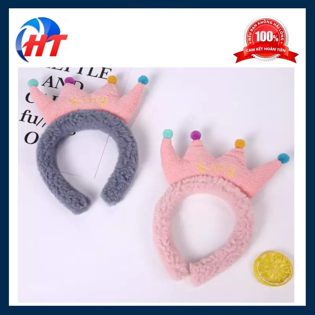 Cài Tóc 3D Vương Miện King Cao Cấp ( Giao màu ngẫu nhiên)