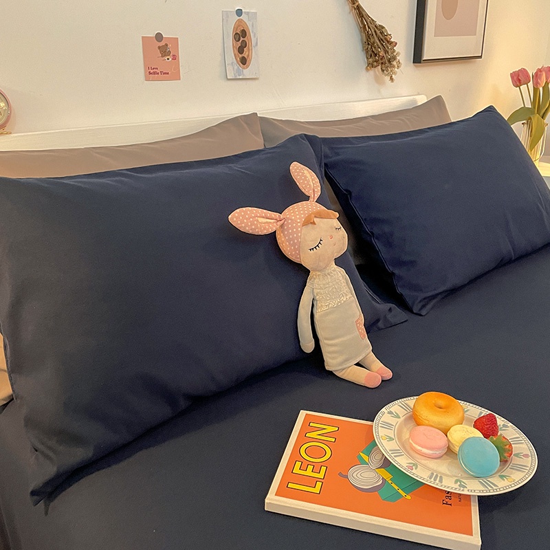 Cặp vỏ gối Cotton có thể giặt sạch kích thước 48 * 74 dành cho người lớn