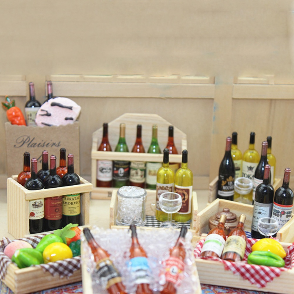 Sticker Dán Tủ Lạnh / Kính Rượu Vang Bằng Nhựa Độc Đáo Trang Trí Nhà Búp Bê