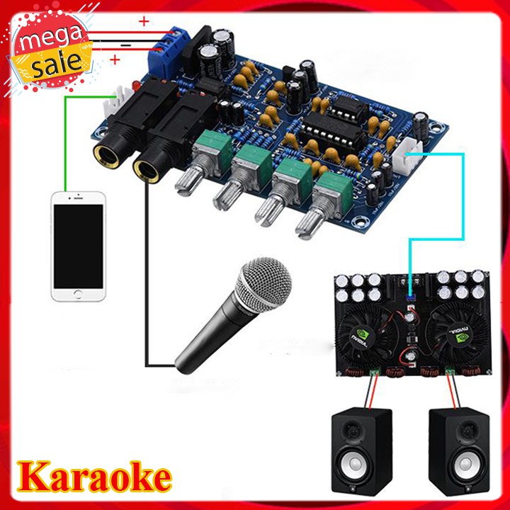 Mạch khuếch đại micro Karaoke XH-M173