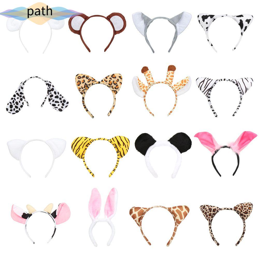 Băng Đô Tai Chó / Ngựa Vằn Hoạt Hình Hóa Trang Halloween / Giáng Sinh Mềm Mại Dễ Thương