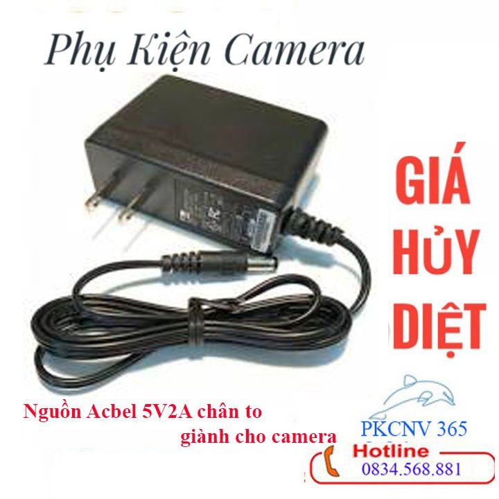 Nguồn Acbel 5V2A chân to giành cho camera