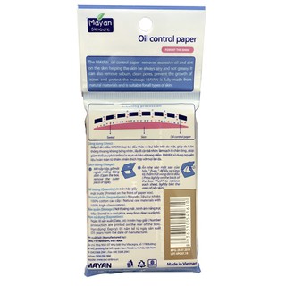 Giấy Thấm Dầu Mayan (200 Tờ)