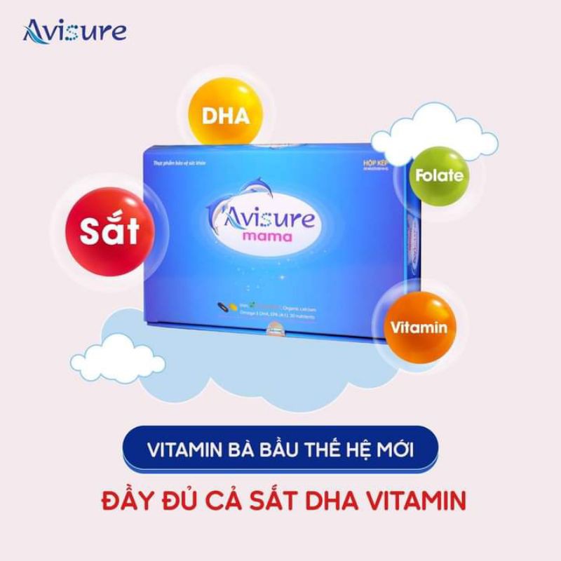 Avisure mama - vitamin tổng hợp cho mẹ bầu