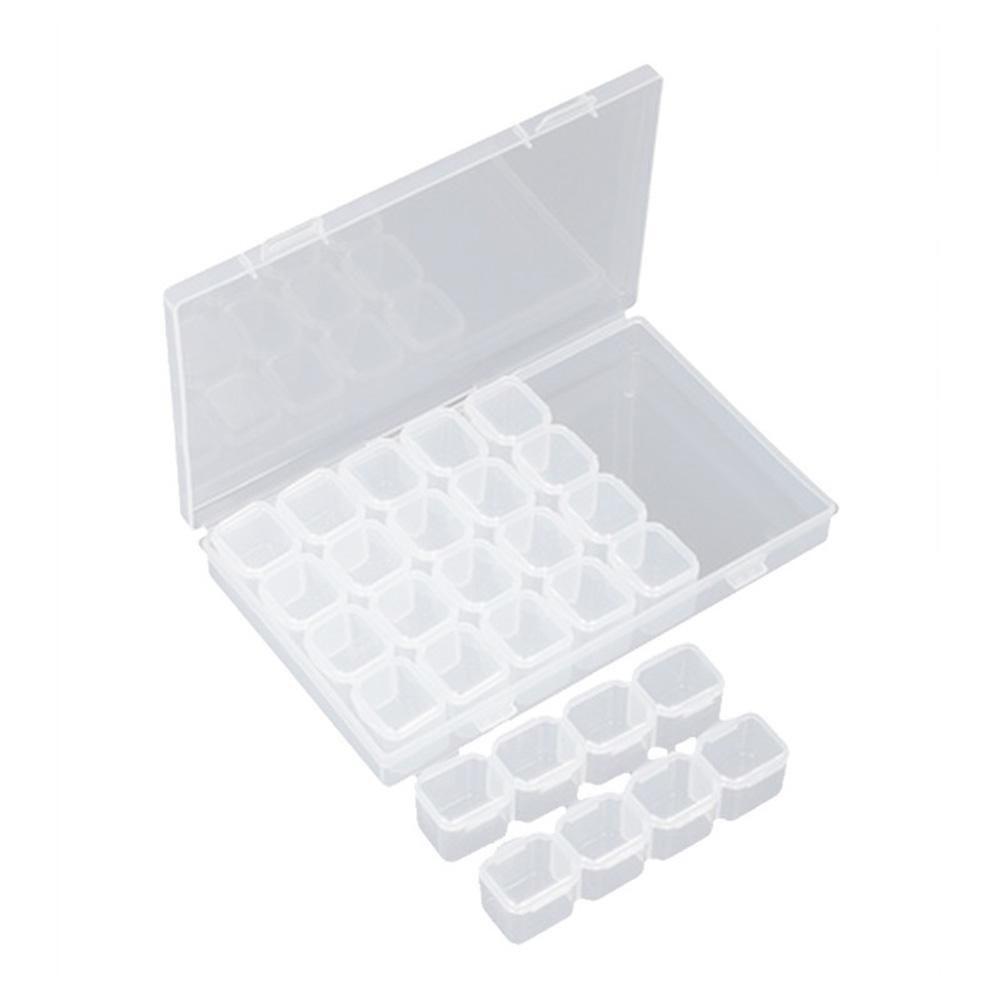Hộp đựng trang sức 28 ngăn trong suốt đa năng tiện dụng