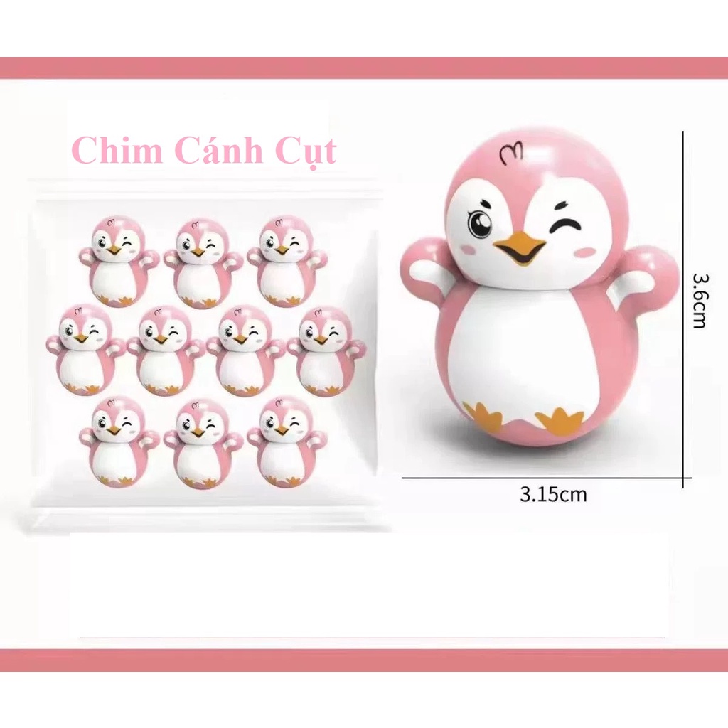 20 con Lật đật mini squid game, lật đật doraemon cho bé siêu dễ thương