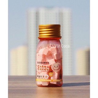 Kẹo Cube Candy The Mát Thơm Miệng Hàn Quốc 23g, Dưa hấu, tăng lực, chanh, đào,....