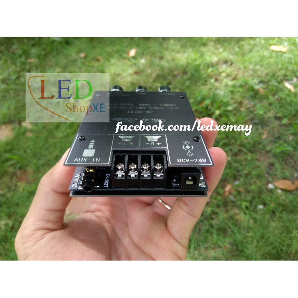 Mạch khuếch đại 3116D2 50w*2 WUZHI có chỉnh âm sắc ZK-502T