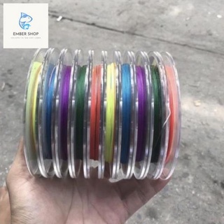 Dây dù câu cá pe lure x8 - 7 màu cao cấp