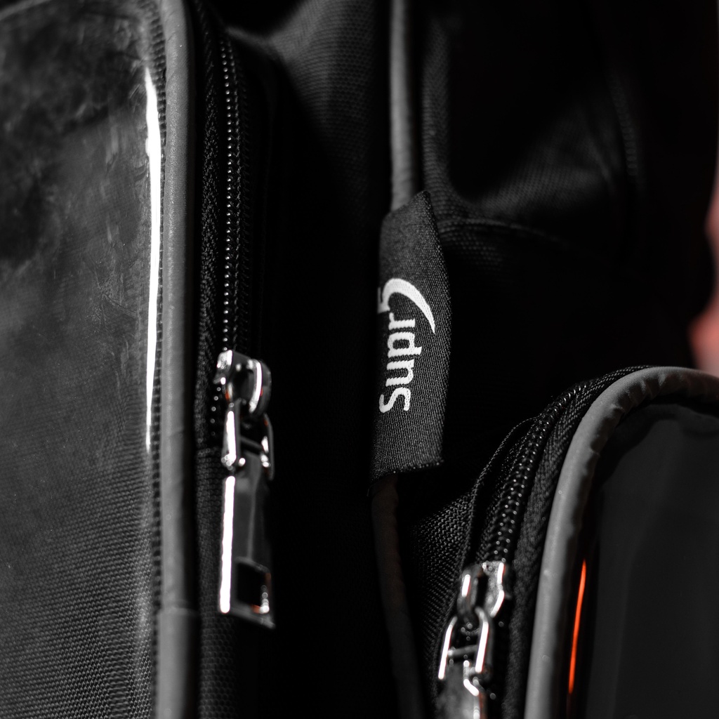 Balo thời trang nam nữ Supr5 Beerus Reflective. Balo màu đen phản quang unisex cá tính | BigBuy360 - bigbuy360.vn