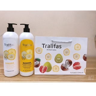 💗💗set gội xả, cặp gội xả banana tralifas collagen 750ml 🎯️🎯️🎯hàng chính hãng💗💗