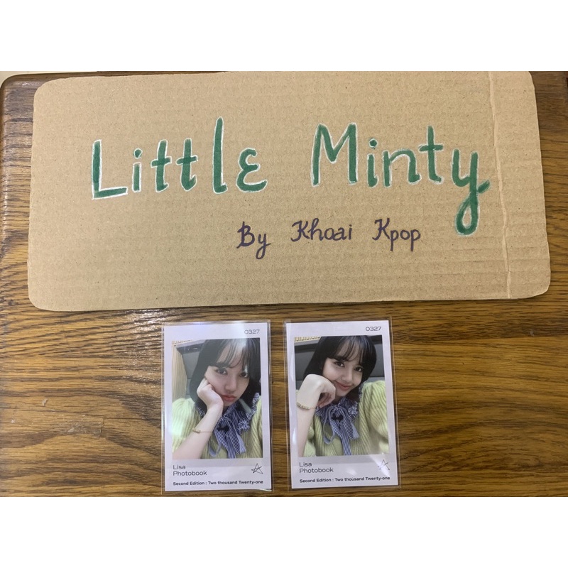 Quà Pre - order Card Lisa trong photobook Vol 2 hàng chính hãng