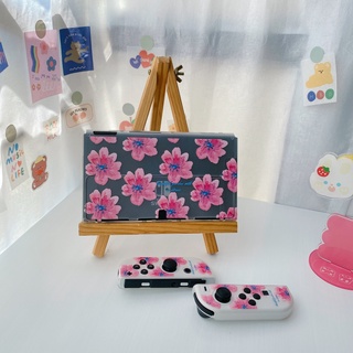 Ốp bảo vệ máy chơi game nintendo switch oled ns họa tiết hoa graffiti dễ thương