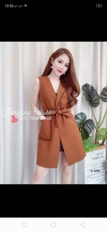 Áo khoác vest jle kiểu