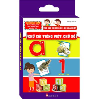 Thẻ Flashcard kids Thông Minh - Thẻ học vui cùng bé – bé nhận biết chữ cái tiếng Việt chữ số