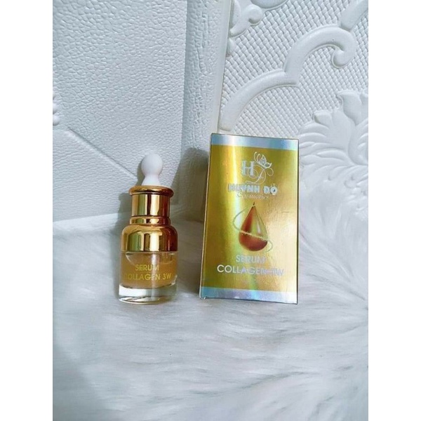 serum trắng da collagen 3W (lớn) giảm thâm sạm nám tàn nhang Huỳnh đỗ