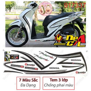 Tem xe sh 2020 150i - nhiều lựa chọn màu sắc - tem 3 lớp cao cấp chống phai màu