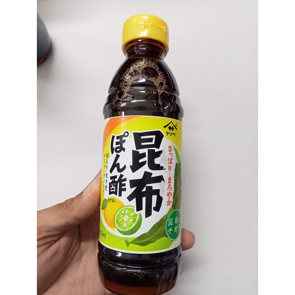 Nước Tương Gia vị Chanh Mizkan Ajipon 360ml - Giấm Tảo bẹ Yamasa Kombu Ponzu 360ml