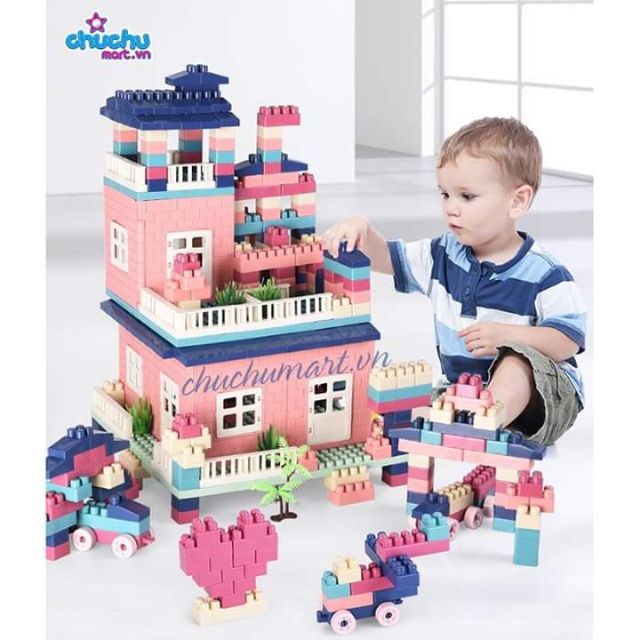 Bộ lắp ráp nhà Lego City Building cho bé