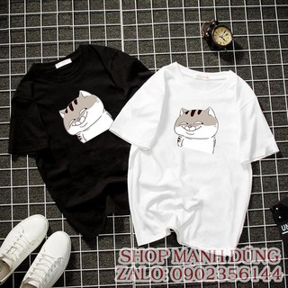 Ami bụng bự dễ thương Đen Trắng - Áo Thun In Theo Yêu Cầu - CODE910