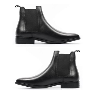 Giày Chelsea Boots chất liệu da trơn kiểu dáng cổ điển thời trang phong cách thanh lịch