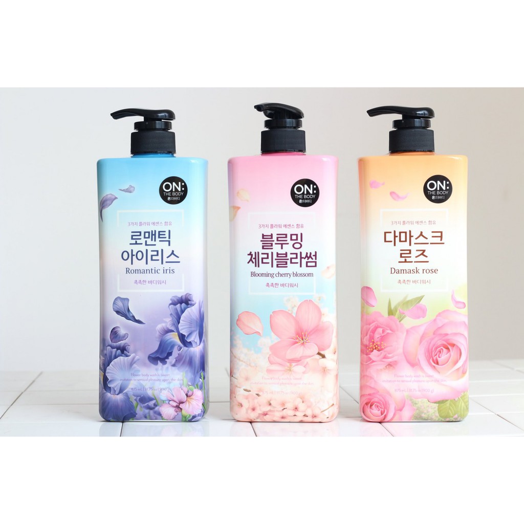 Sữa Tắm On The Body Tinh Chất Hương Hoa Hàn Quốc 900ml