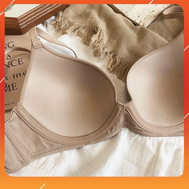 Áo lót nữ cao cấp hàng xuất xịn có gọng đệm mút mỏng nâng gọn ngực cup chéo kiểu dáng basic A12510