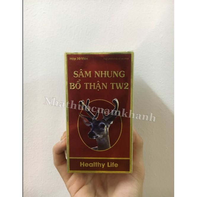 Viên uống sâm nhung bổ thận TW2 (Hộp 30 viên )