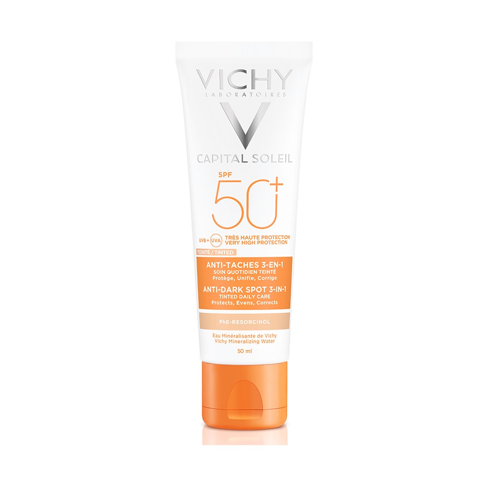 Kem Chống Nắng Ngăn Sạm Da Vichy Soleil 3-in-1 Tinted Anti Dark Spots Care SPF50+ (50ml)