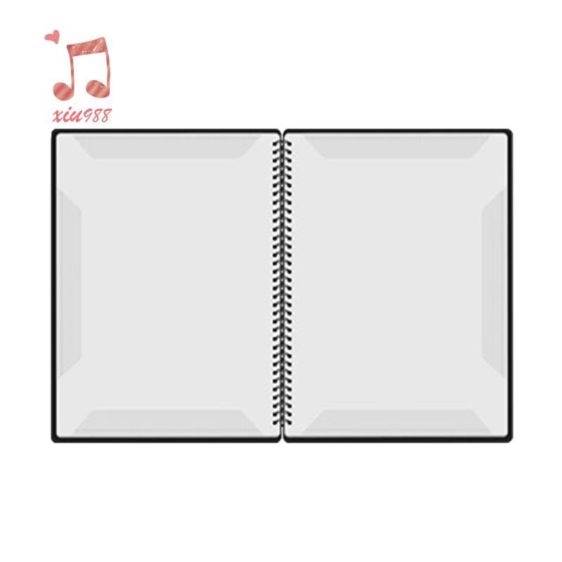 Flatsons 20 Pages Piano Score Folder Smooth Expanded Sheet Music Score Folder A4 Sheet Bag