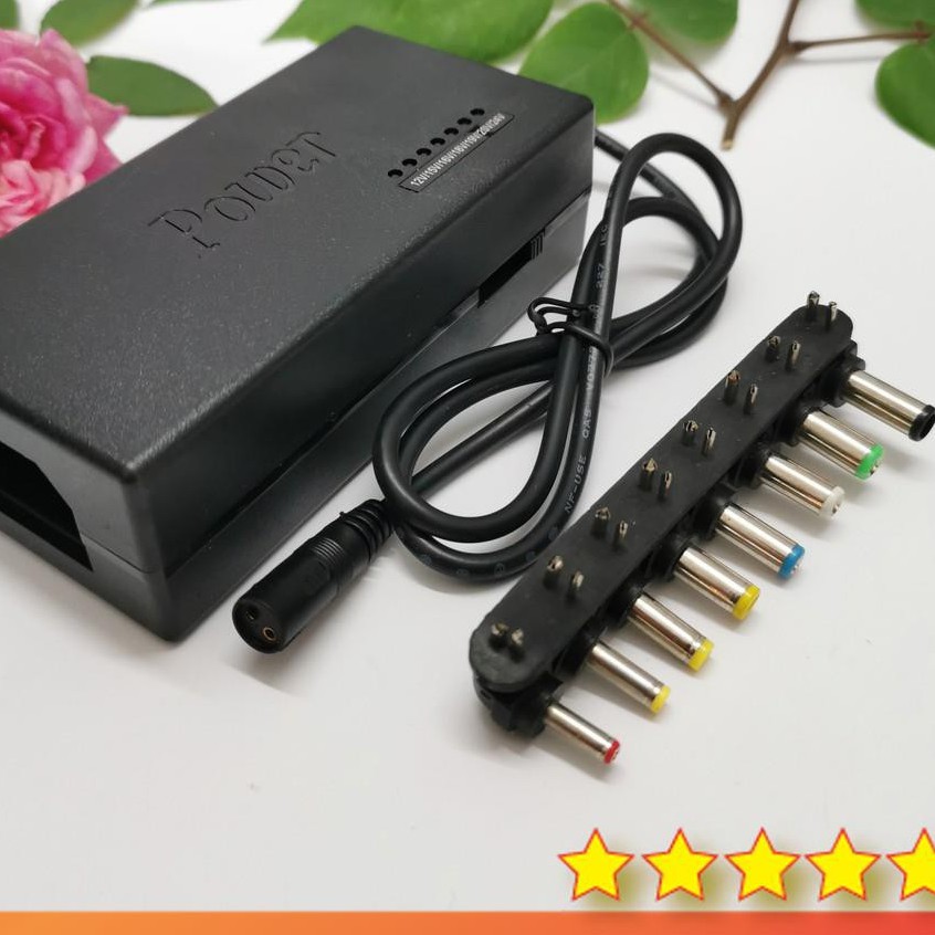🌟CHÍNH HÃNG 🌟 Sạc latop đa năng 12v-24v 8 đầu sạc khác nhau cho tất cả các loại laptop