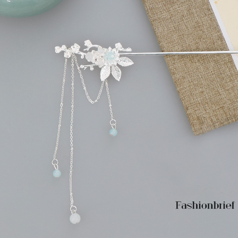 Trâm cài tóc hình hoa đính đá thời trang cho nữ