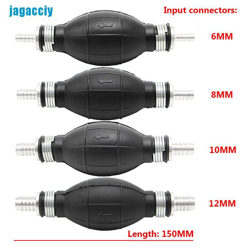 [jagacciy] Pump Line Hand Primer Bulb All Fuels fit for Car Boat Marine Outboard Rubber Hot ggbo