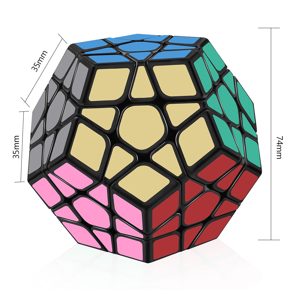 Rubik Megaminx Qiyi Rubik 12 Mặt Khối Lập Phương - Rubik Phát Triển IQ ( Sticker )