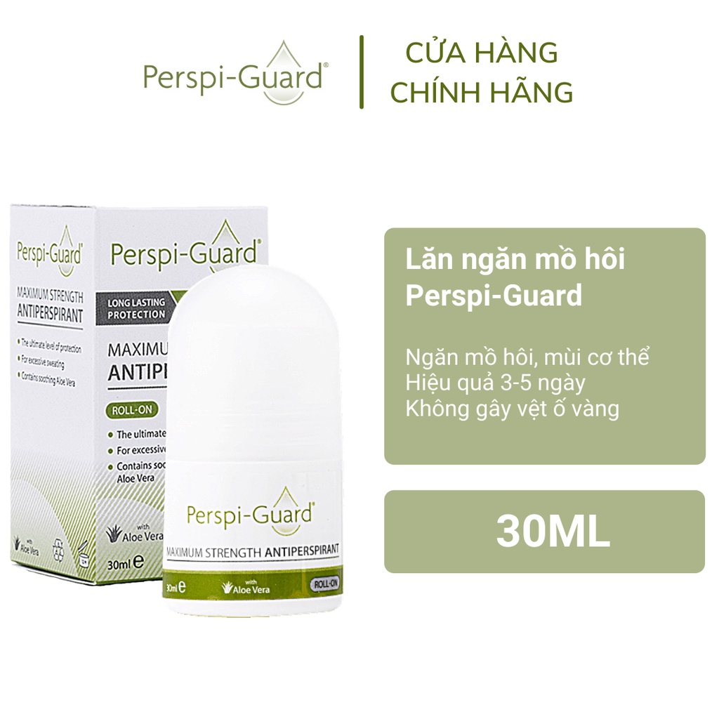 [Mã FMCGMALL -8% đơn 250K] Lăn ngăn mồ hôi hiệu quả tối đa Perspi-Guard Maximum Strength Antiperspirant Roll On 30ml