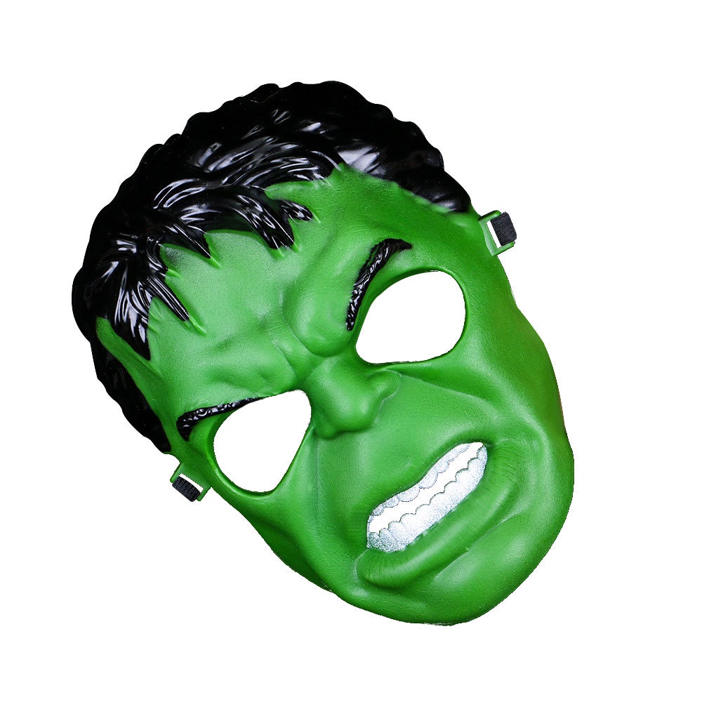 Mặt nạ hóa trang HULK Người Khổng Lồ Xanh đồ chơi hóa trang Avengers Cosplay Halloween sinh nhật cho trẻ em bằng nhựa an