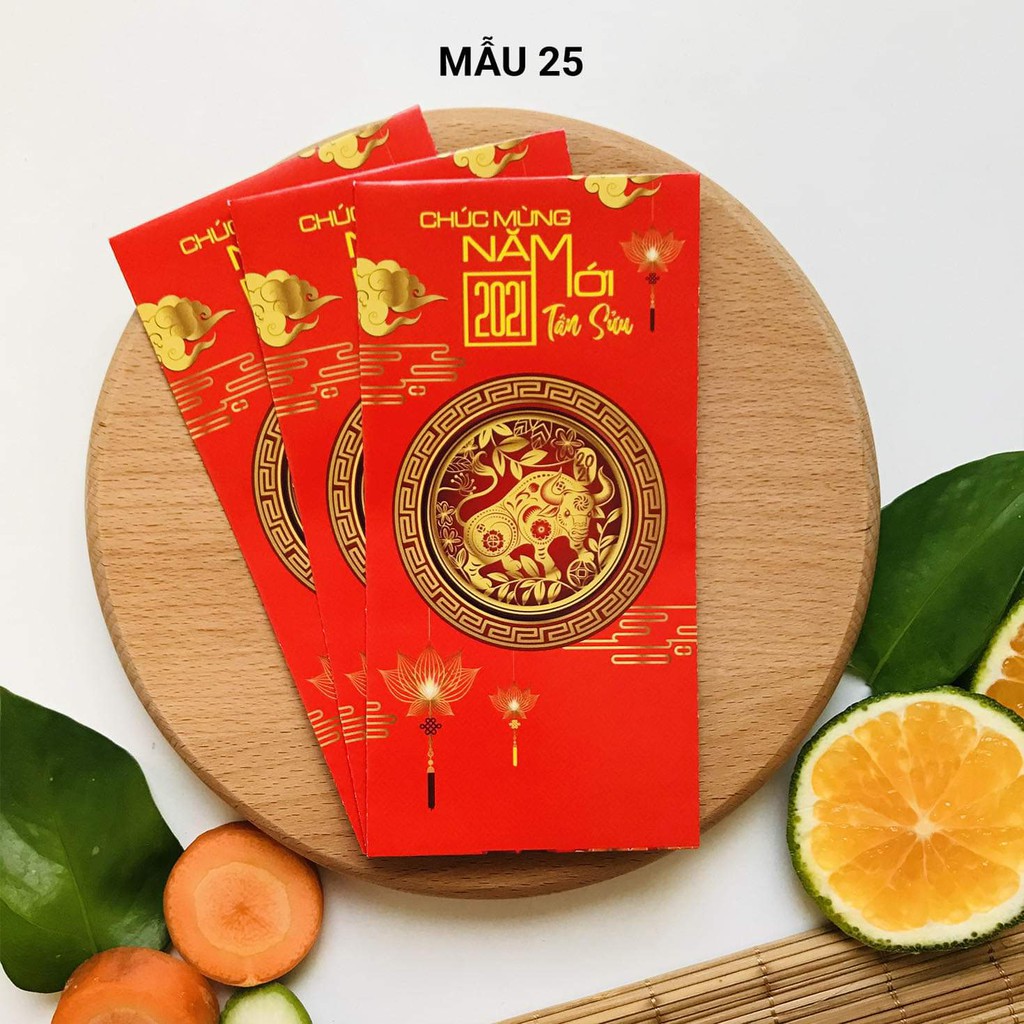 Combo 10 Bao Lì Xì Tết 2021 Giá Rẽ