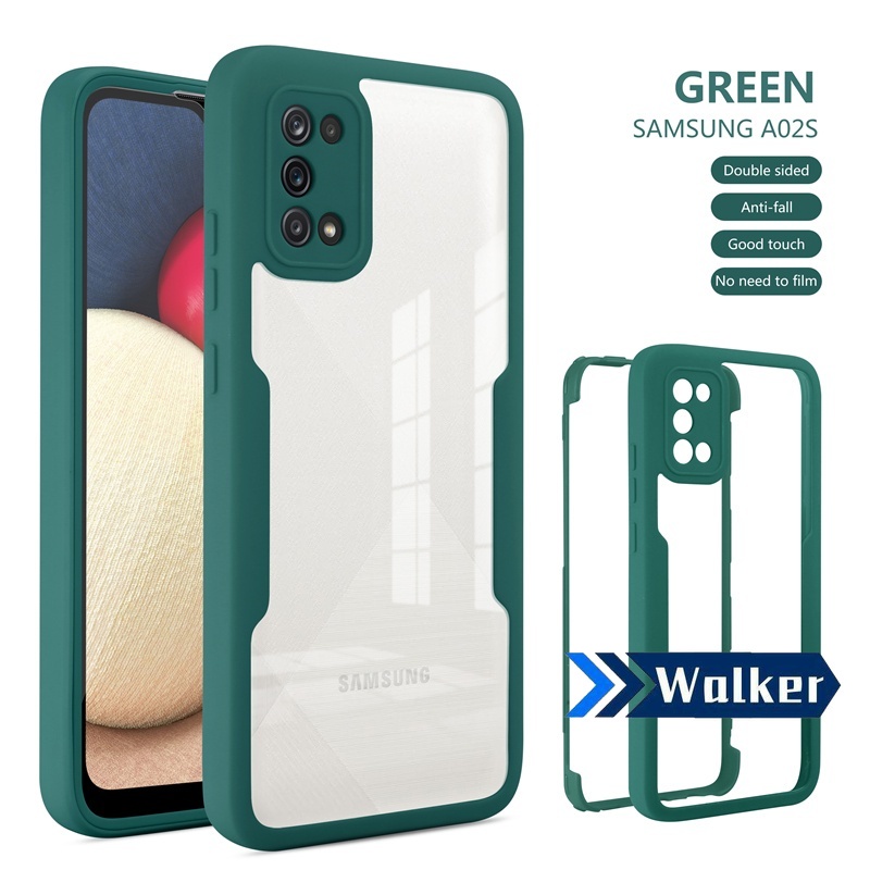 Ốp điện thoại acrylic trong suốt chống sốc cho samsung galaxy a02 a02s a03s a12 a32 a52 a72 a22 a21s