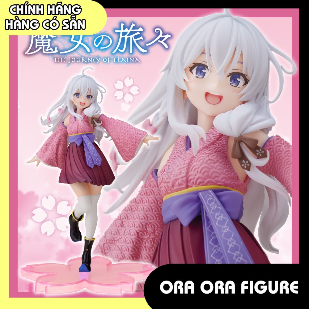 VIDEO   tổng hợp mô hình Elaina Kimono Ver Figure chính hãng Nhật - Majo no Tabitabi
