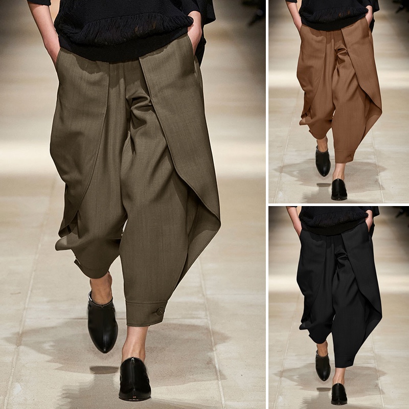 Quần ống rộng Zanzea thời trang cá tính cho nữ