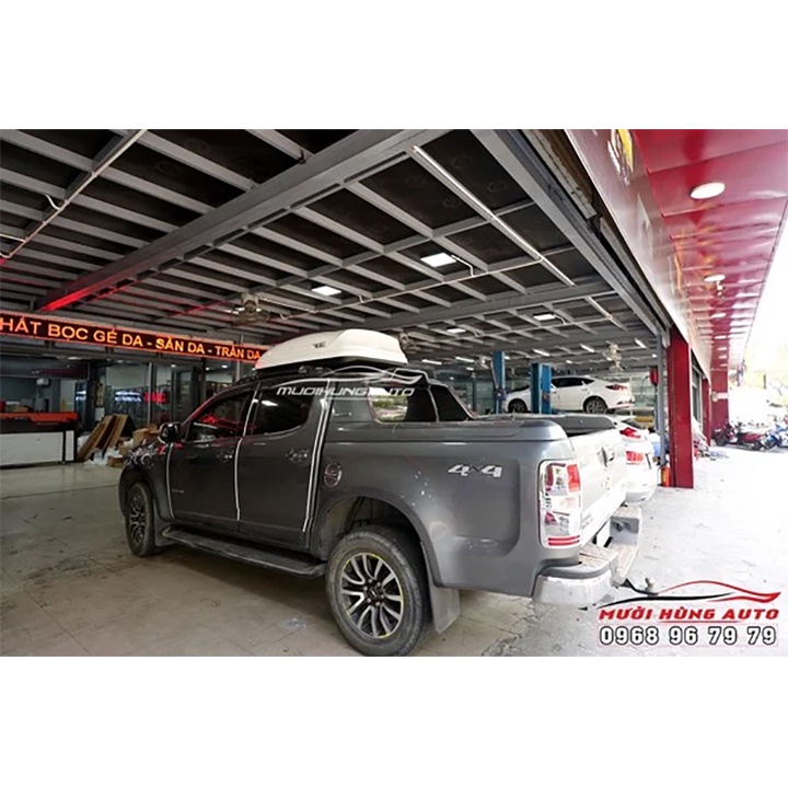COMBO Cốp Nóc Mui Kiểu Phi Thuyền & Baga 2 Thanh Ngang Dành Cho Xe Chevrolet Orlando