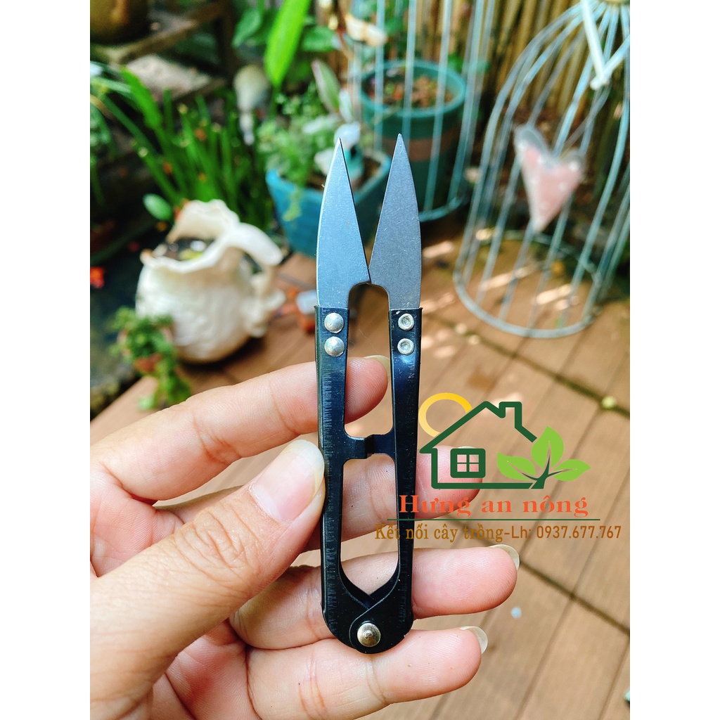 Kéo bấm cắt chỉ may vá thêu đồ gia đình có nhiều màu mỗi cây có túi nilon đựng