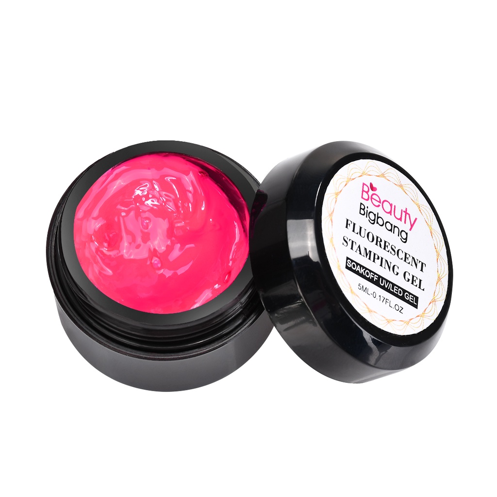 [Hàng mới về] Gel sơn móng màu neon phát sáng độc đáo cá tính 5ml