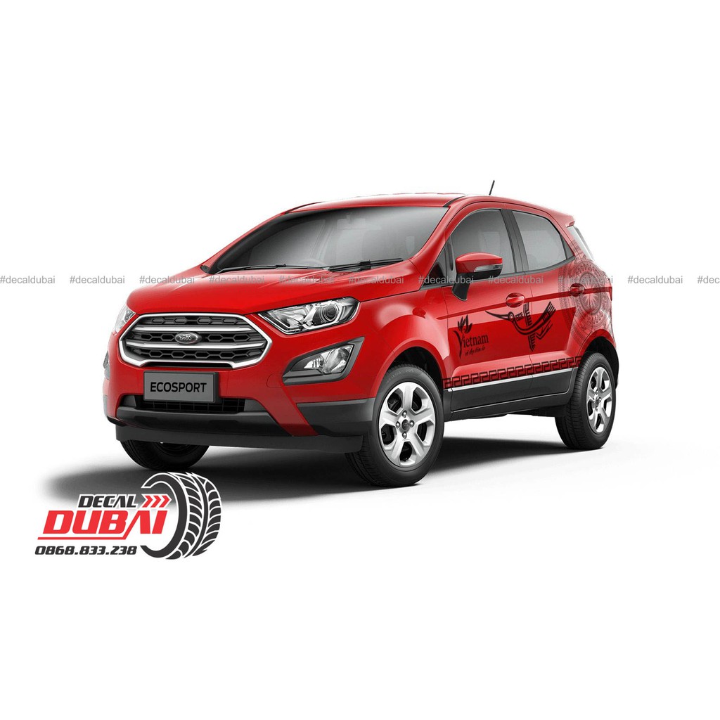 Tem Dán Sườn Ecosport Trống Đồng