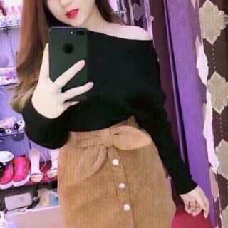 ÁO LỆCH VAI ( kèm hình thật)