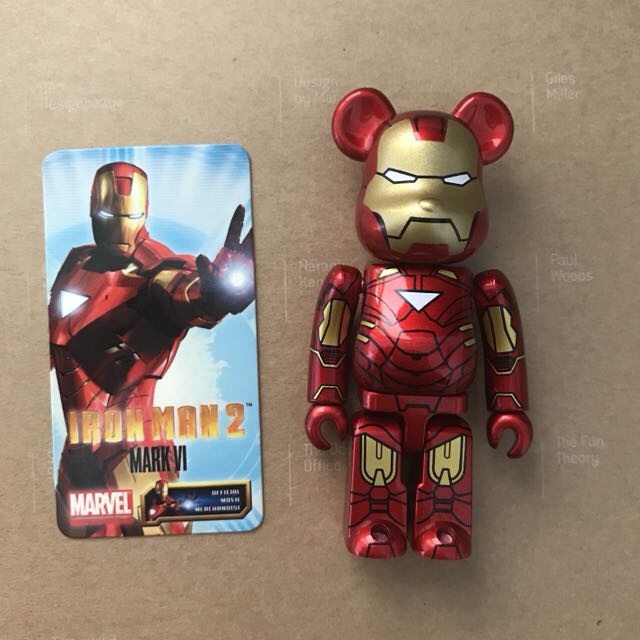 bearbrick ironman 100