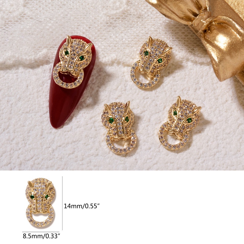 Hộp Phụ Kiện Đá 3D Trang Trí Móng Tay Sang Trọng Charms
