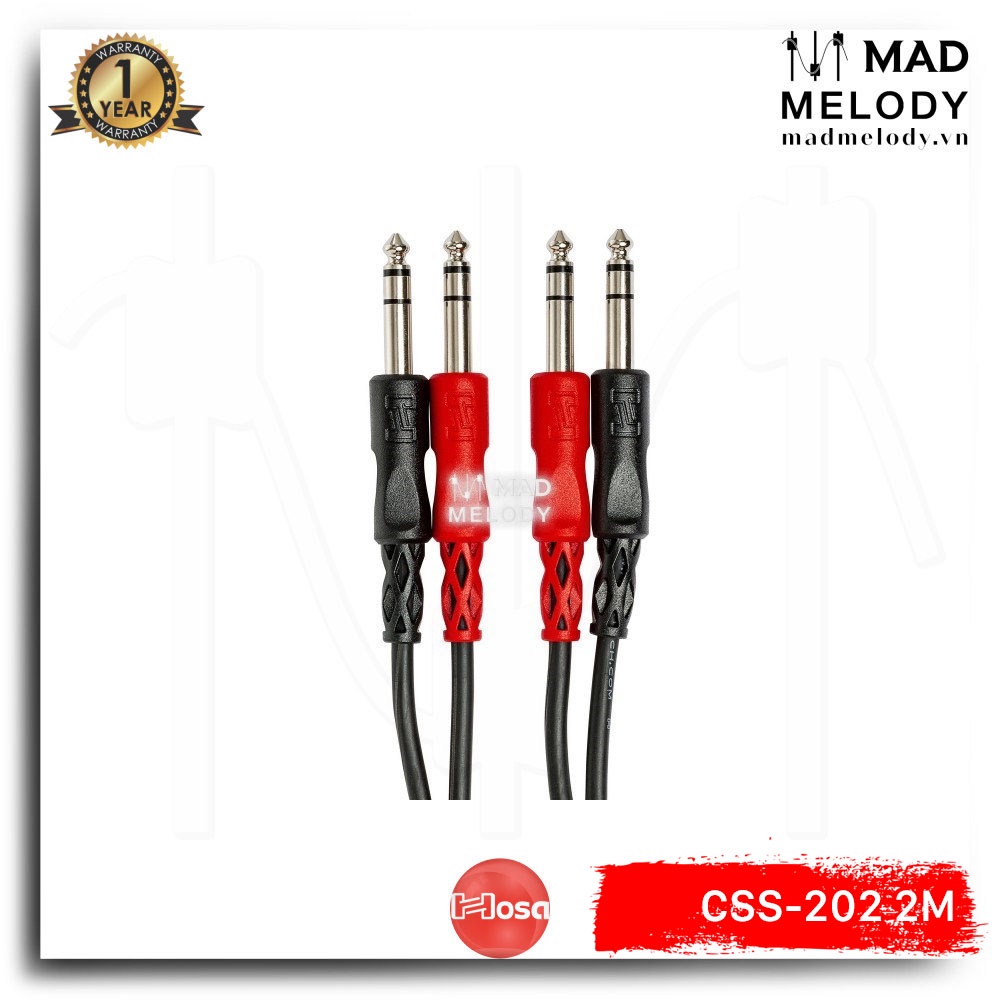 Hosa Stereo Interconnect CSS-202